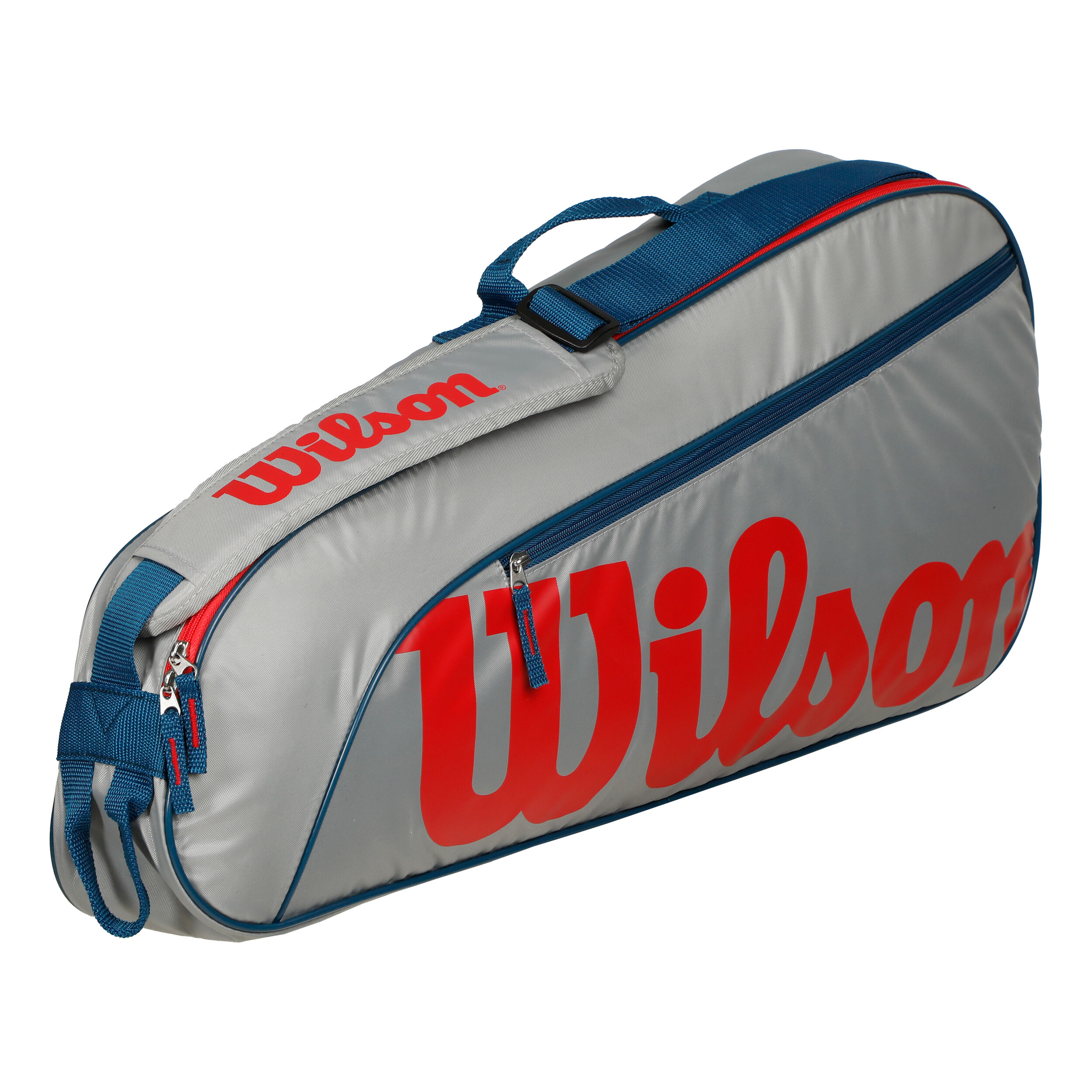 Junior Schlägertasche 3er - Grau, Rot