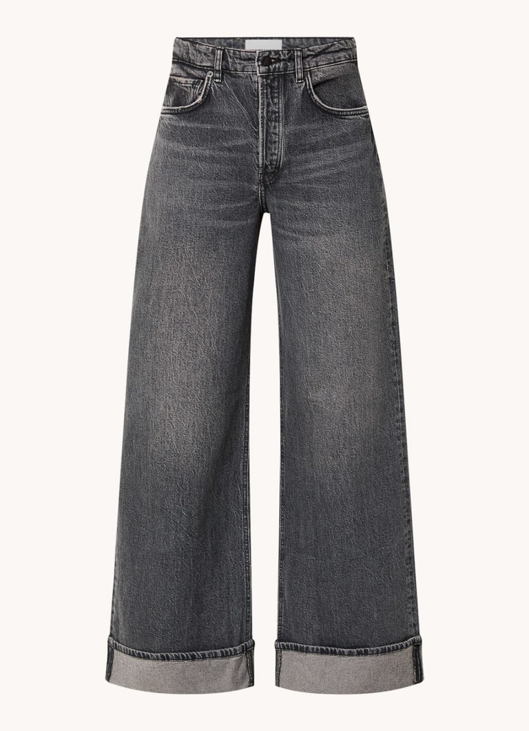 Jeans Blinaa a vita alta e gamba larga di ARMEDANGELS, realizzati in misto cotone biologico lavato.