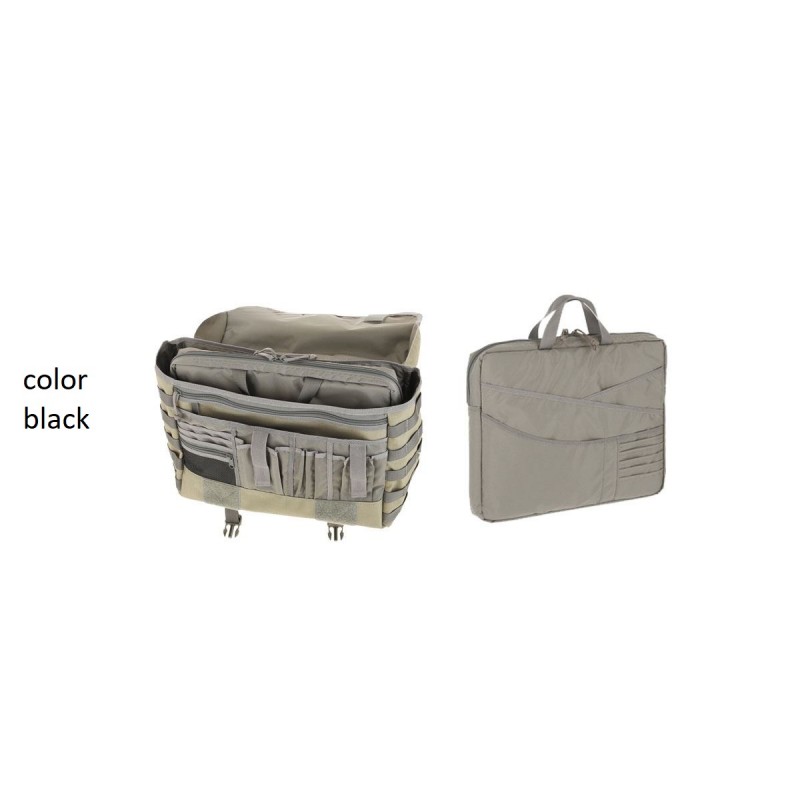 Militärtasche Maxpedition Vesper Laptop Umhängetasche schwarze Farbe