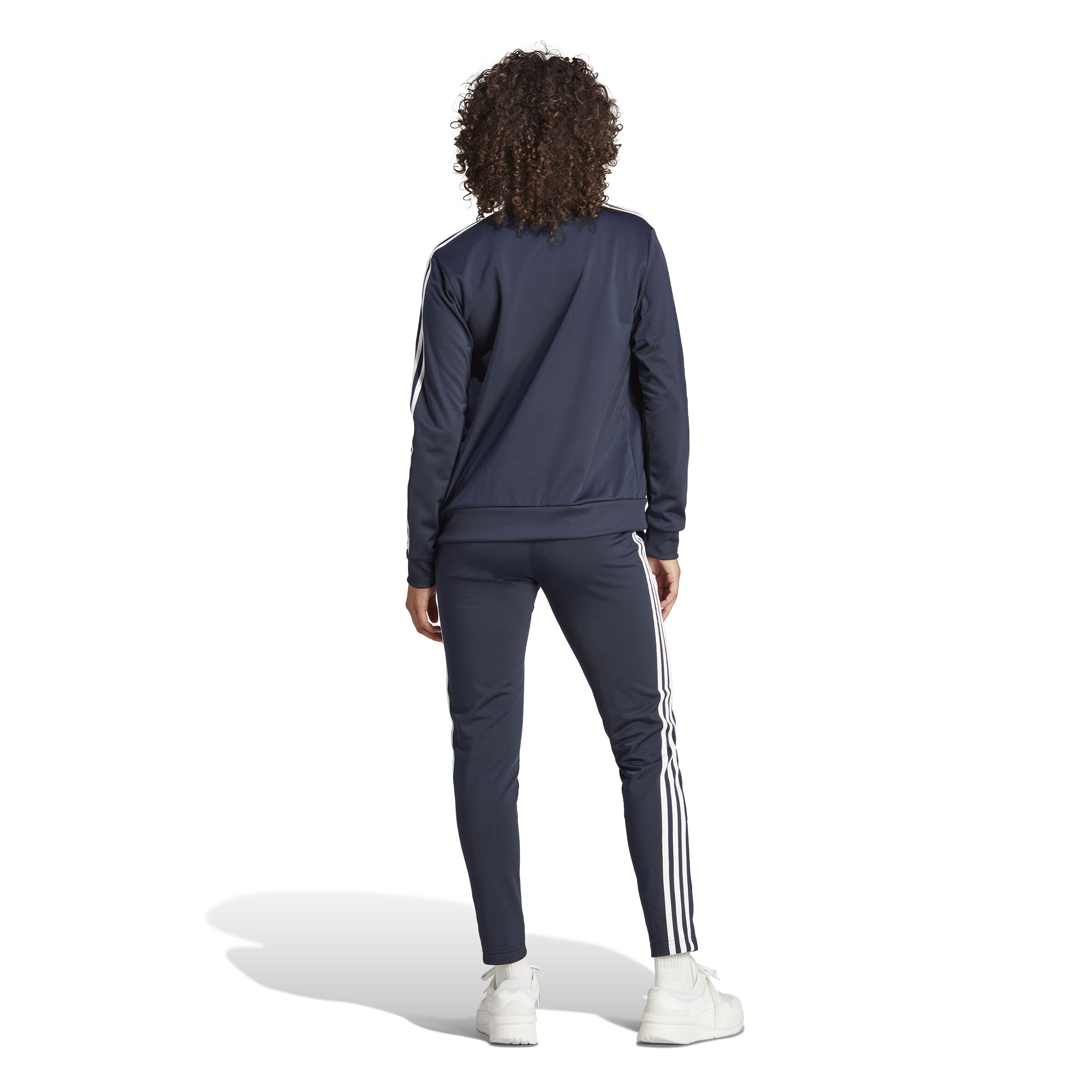 8 Stripes Trainingsanzug Damen - Dunkelblau, Weiß