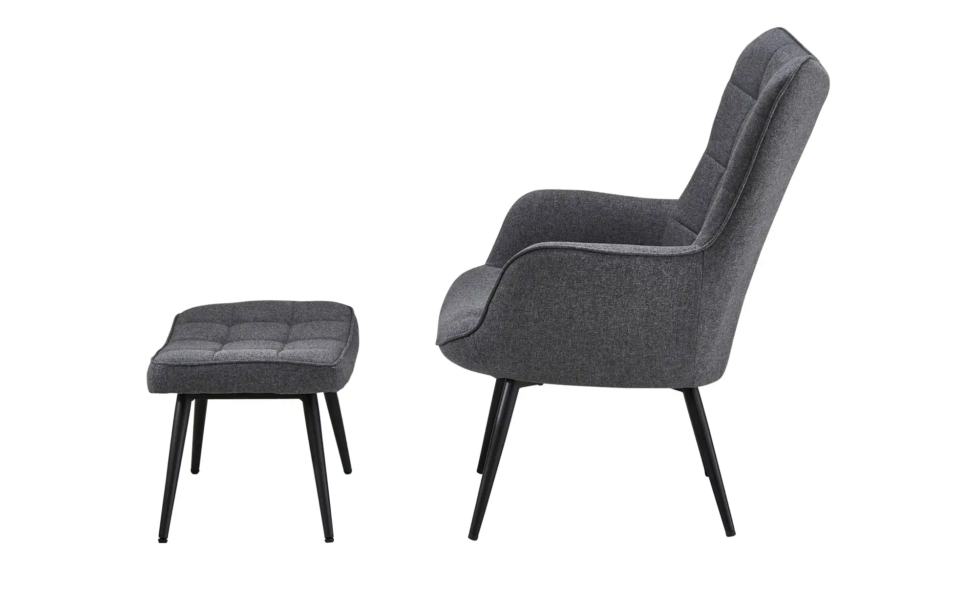 Sessel mit Fußhocker