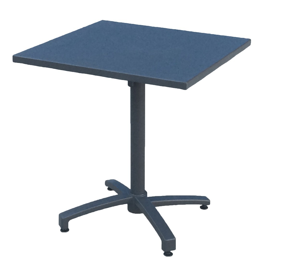 Garden Pleasure Harms Tischgruppe TREVISO 5 tlg., anthrazit / 1x Tisch 305253 / 4x Stapelstuhl 305254