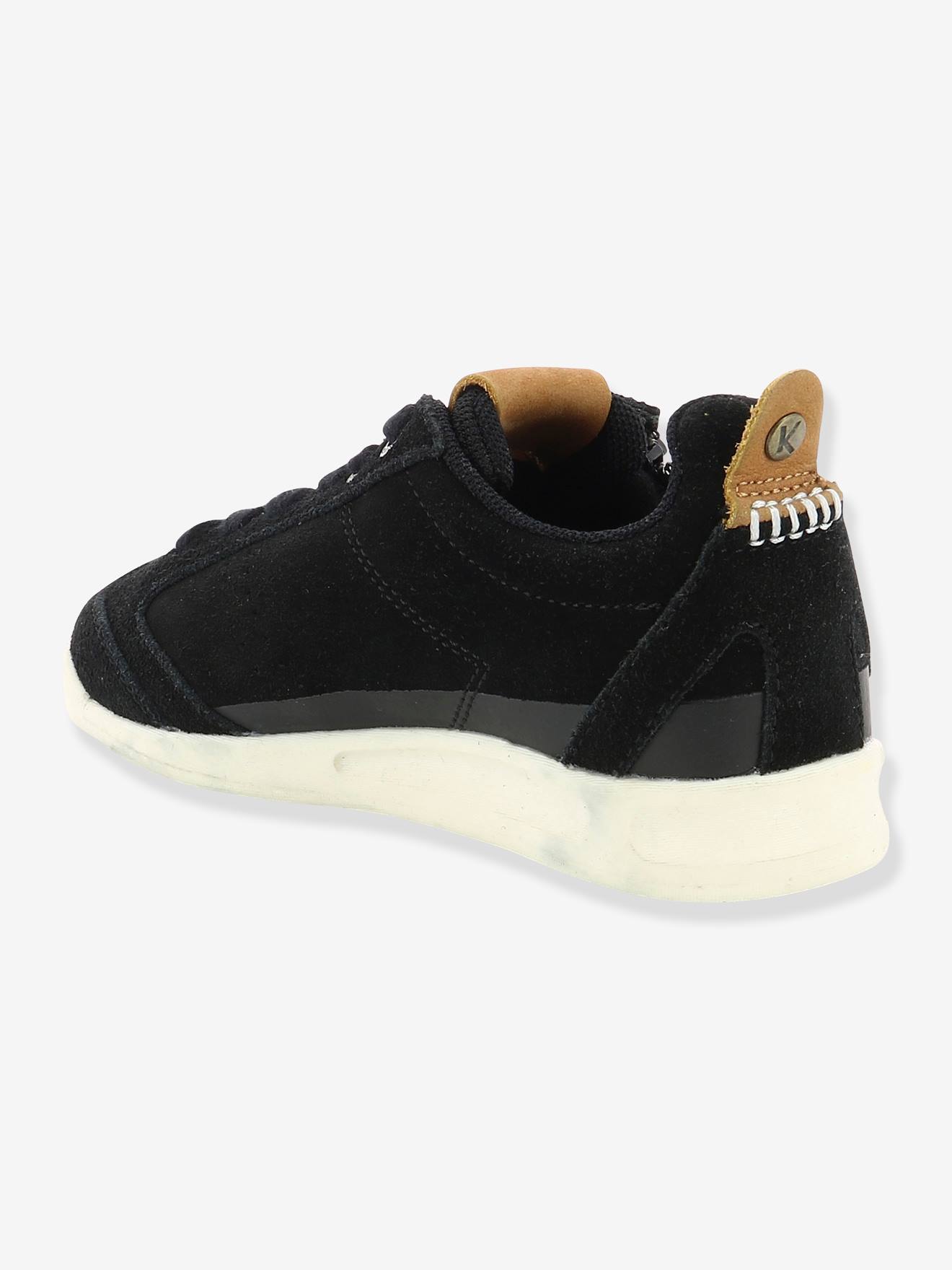 Baskets Sneakers fille Kick 18 CDT Zip KICKERS® noir