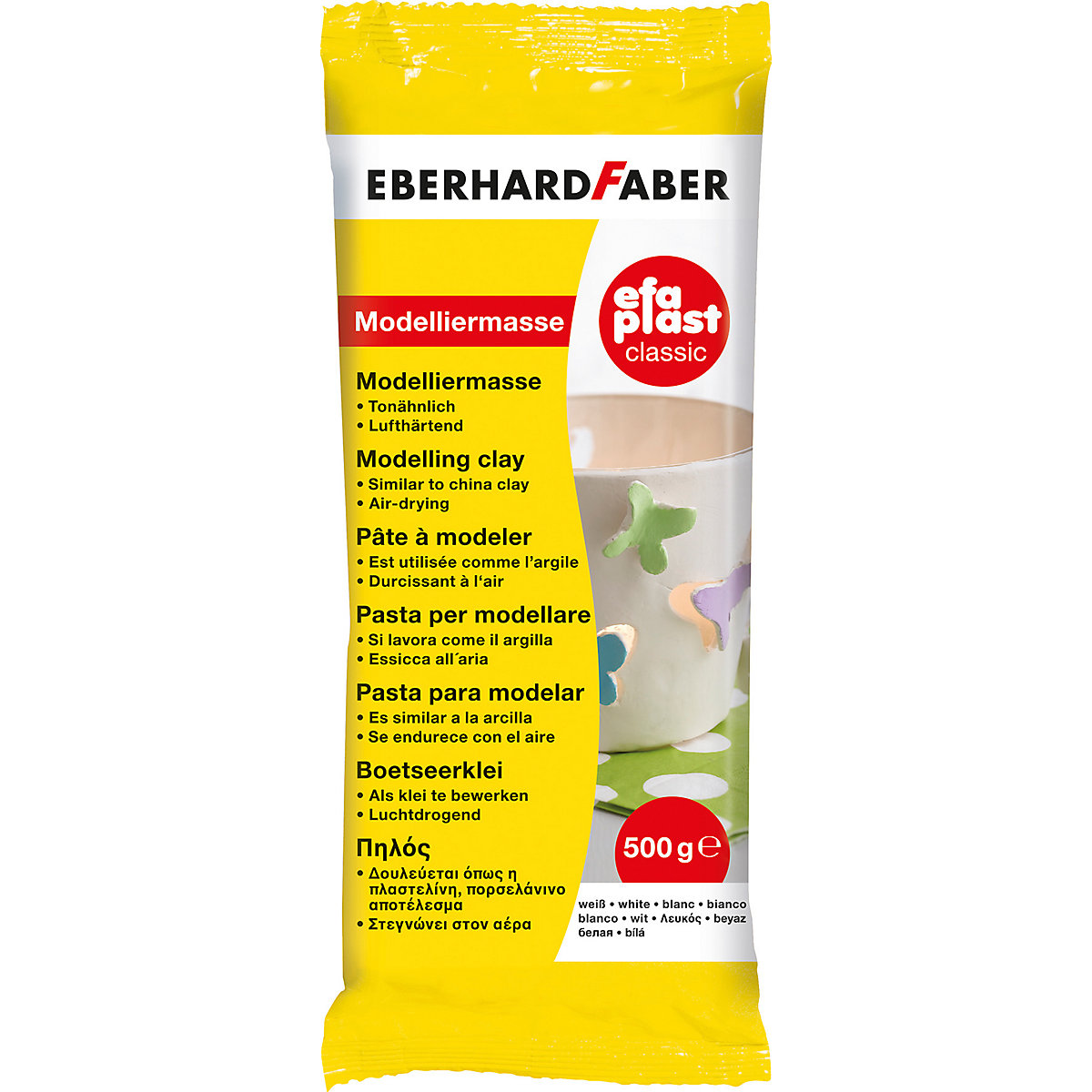 EFA Modelliermasse Plast Classic, 500 g weiß