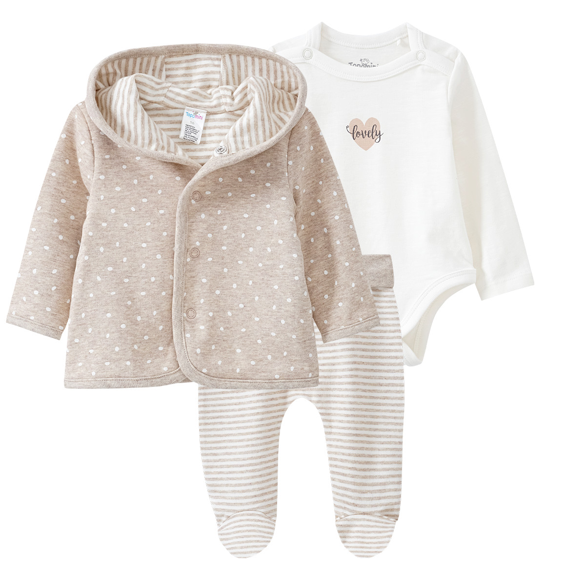 Newborn Body, Hose und Jacke