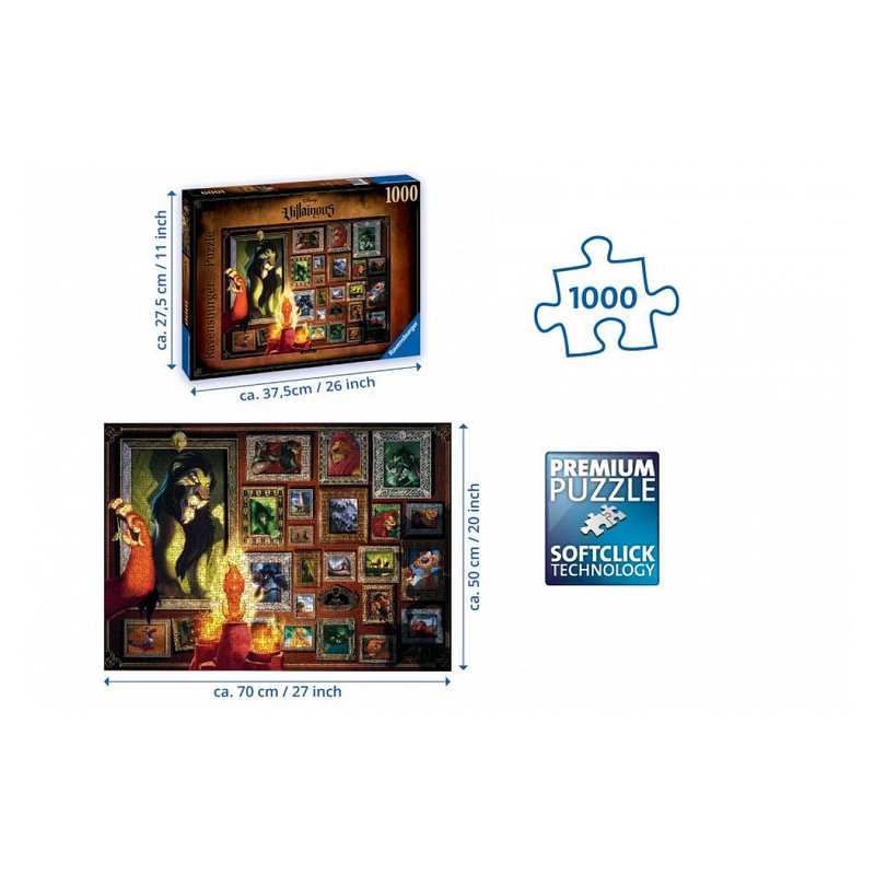 Puzzle Scar DS Villainous 1000 pièces
