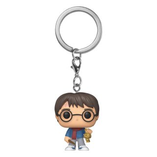 Harry Potter Pocket POP! Vinyl Schlüsselanhänger 4 cm Holiday Harry Potter