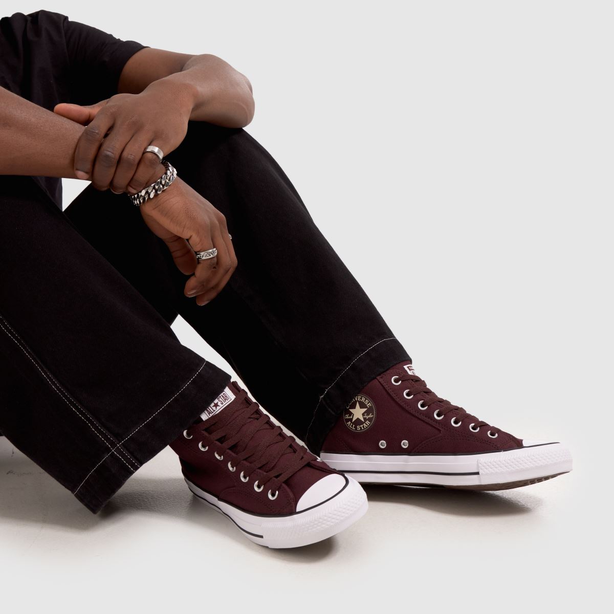 Bordó Converse All Star Malden cipők