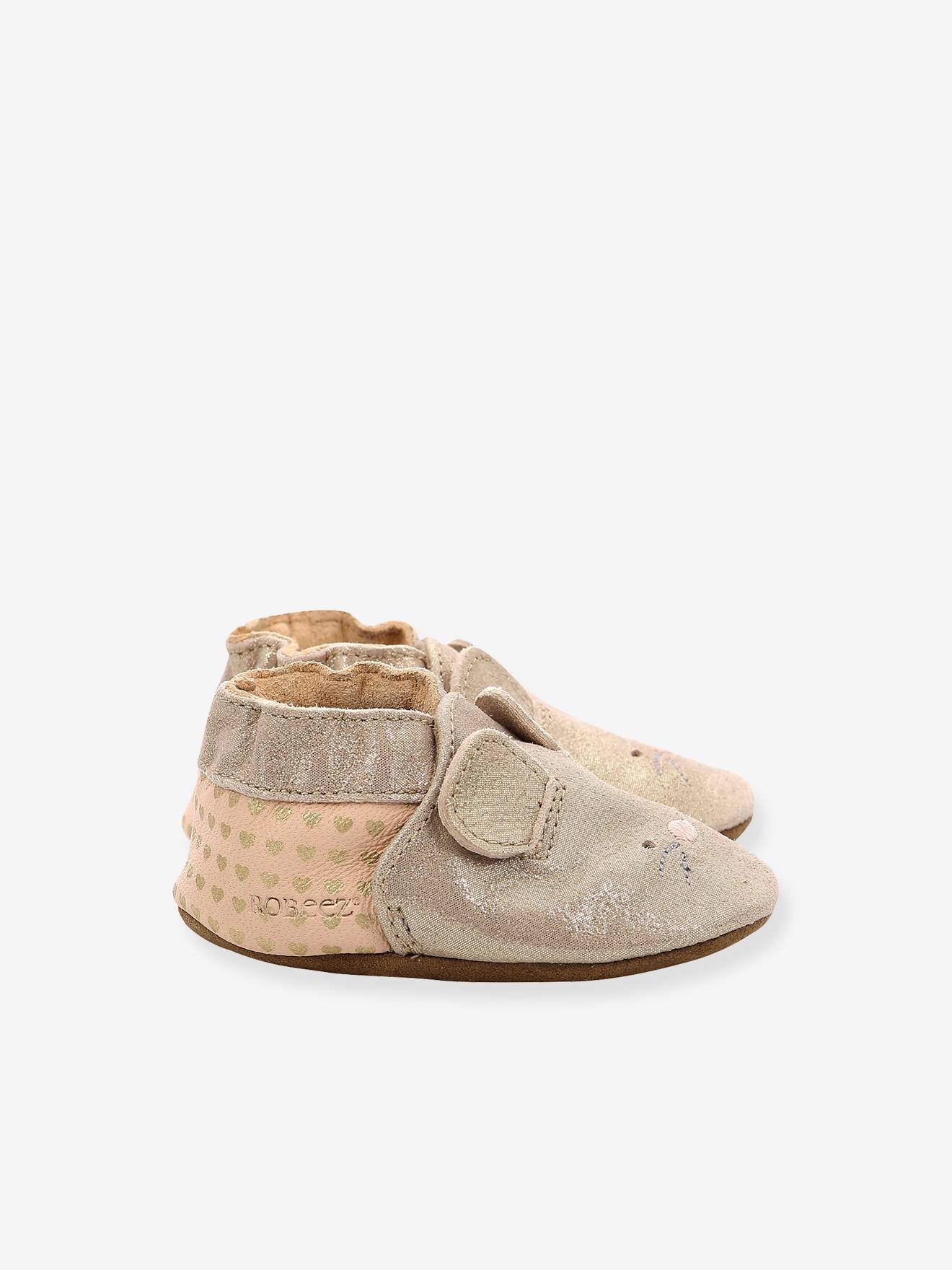 Robeez Mädchen Baby Krabbelschuhe MOUSE NOSE 946551-10 ROBEEZ - rosa