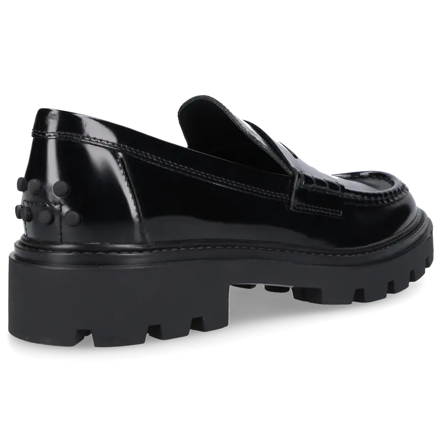 Tod's - Loafer LEATHER Kalbsleder - schwarz