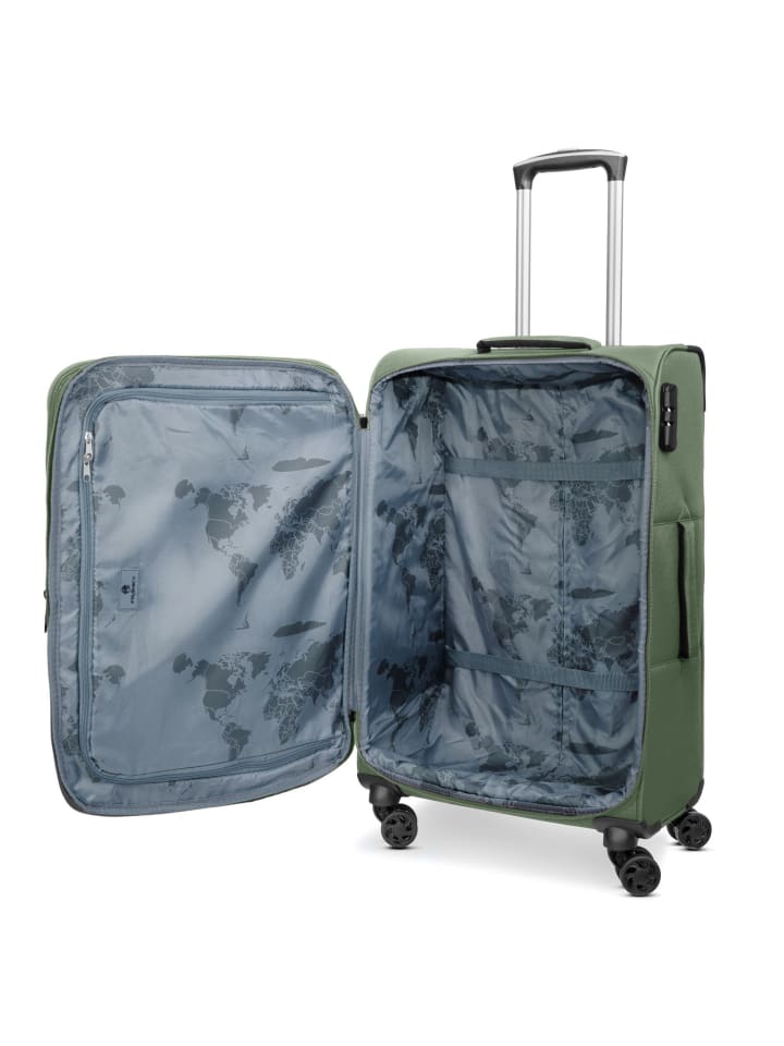 Franky Melbourne 3.0 4-Rollen Kofferset 3tlg. mit Dehnfalte in olive günstig kaufen onesize