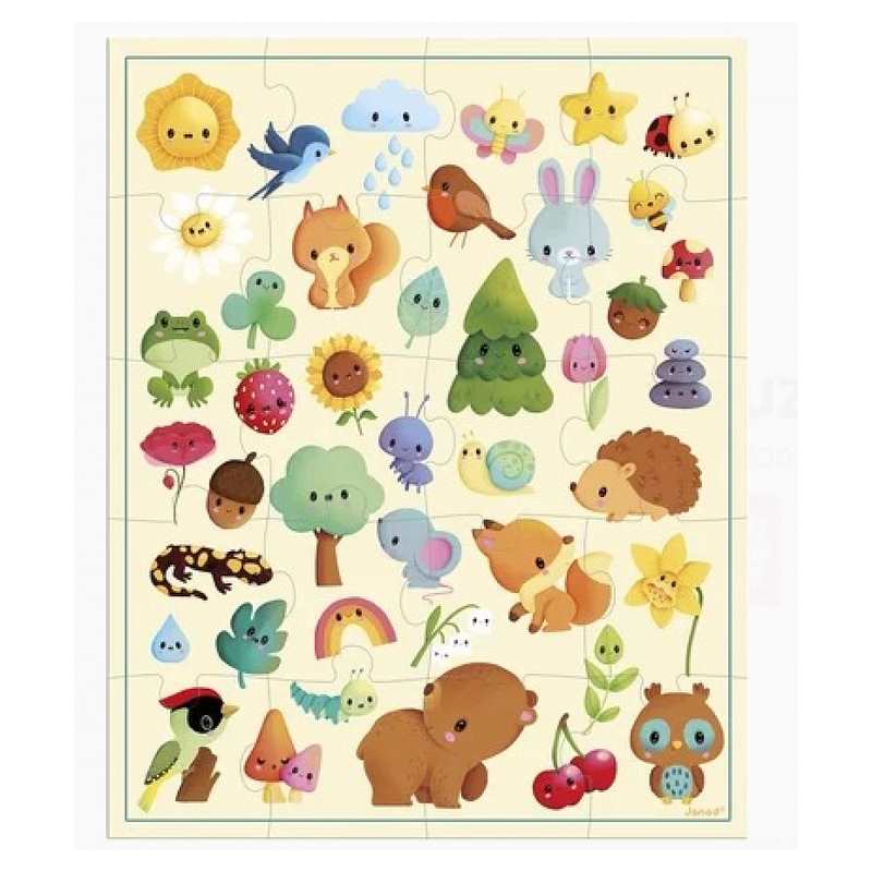Puzzle Imagier de la nature 20 pièces