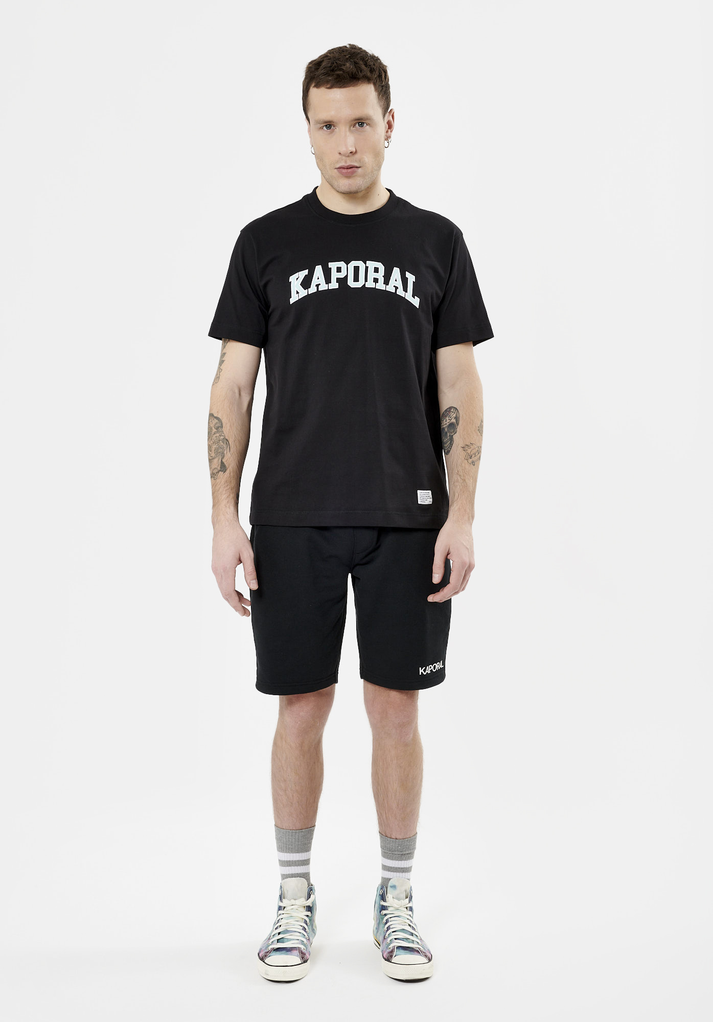 COLEG  T-shirt noir Homme en 100% coton