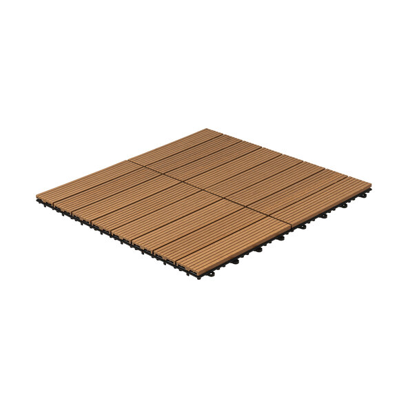 WPC-Holzfliesen BAVARO, 1 m², teak