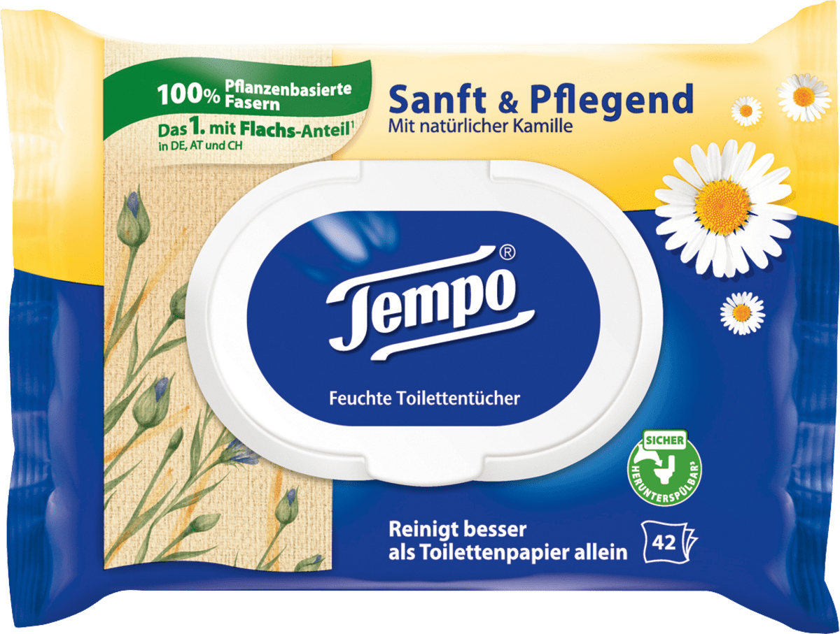 Feuchtes Toilettenpapier sanft & pflegend, 42 St