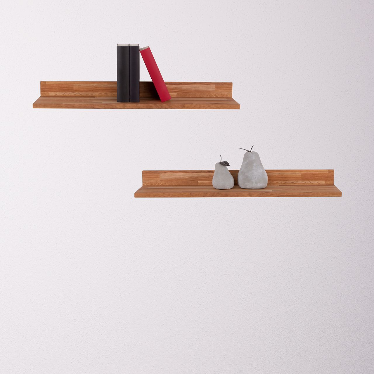 INTERIA Home&Living L-Wandboard / Wandregal KALLE 60 cm