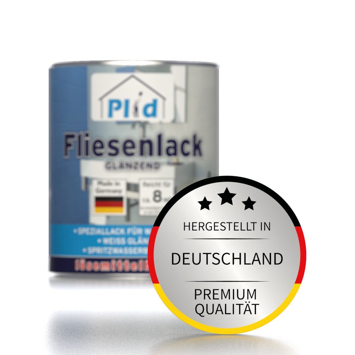 plid Fliesenlack Fliesenlack Fliesen Lack Fliesenfarbe Fliesen steichen/Lackieren Bad/Küche, schnelltrocknend, spritzwasserbeständig, verarbeitungsfertig