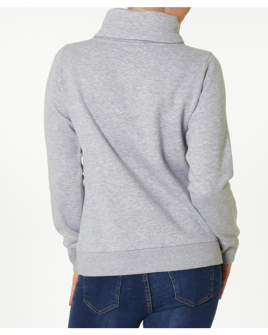 Sweatshirt mit Schalkragen