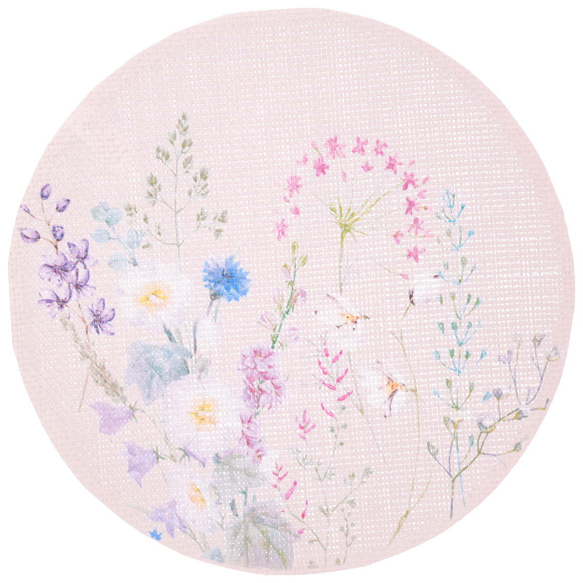 Platzset mit Blumen-Motiv