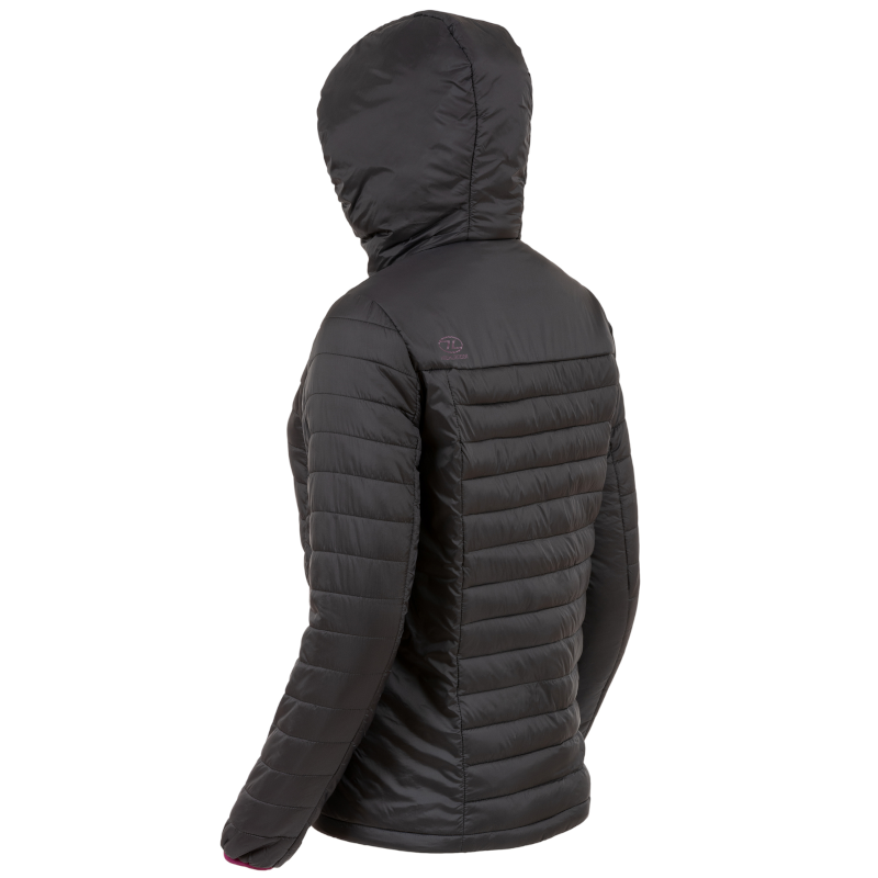Highlander Hybrid Barra schwarze Damen Daunenjacke