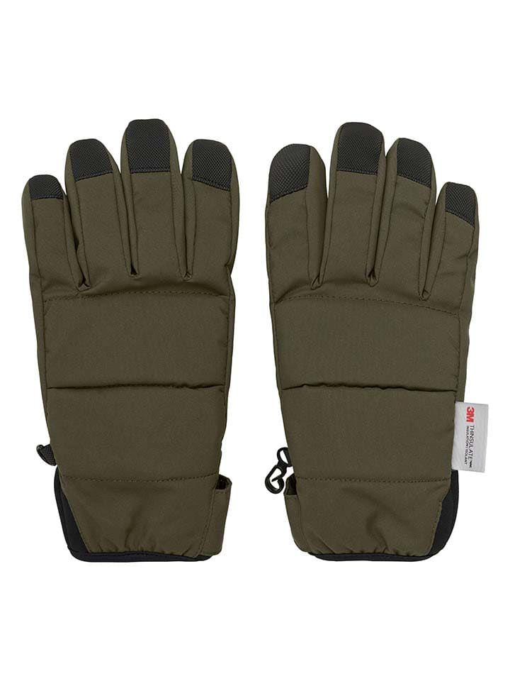 Color Kids Funktionsfingerhandschuhe in Khaki günstig kaufen