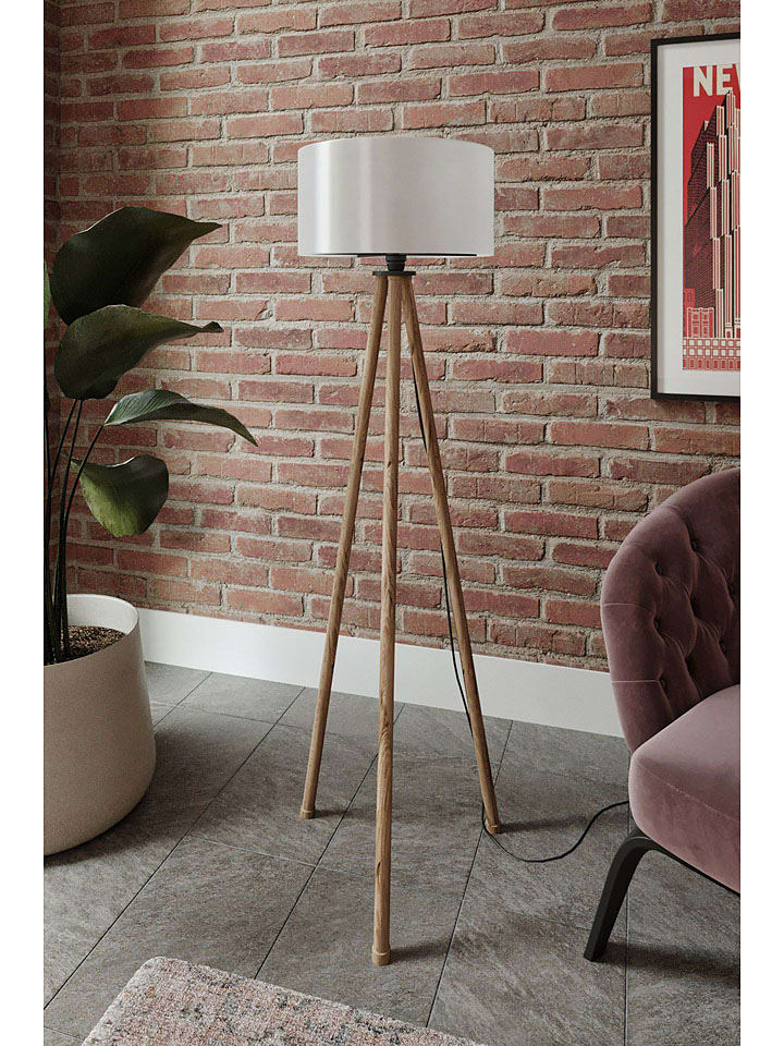 Opviq Standleuchte in Creme/ Hellbraun - (H)138 cm günstig kaufen onesize