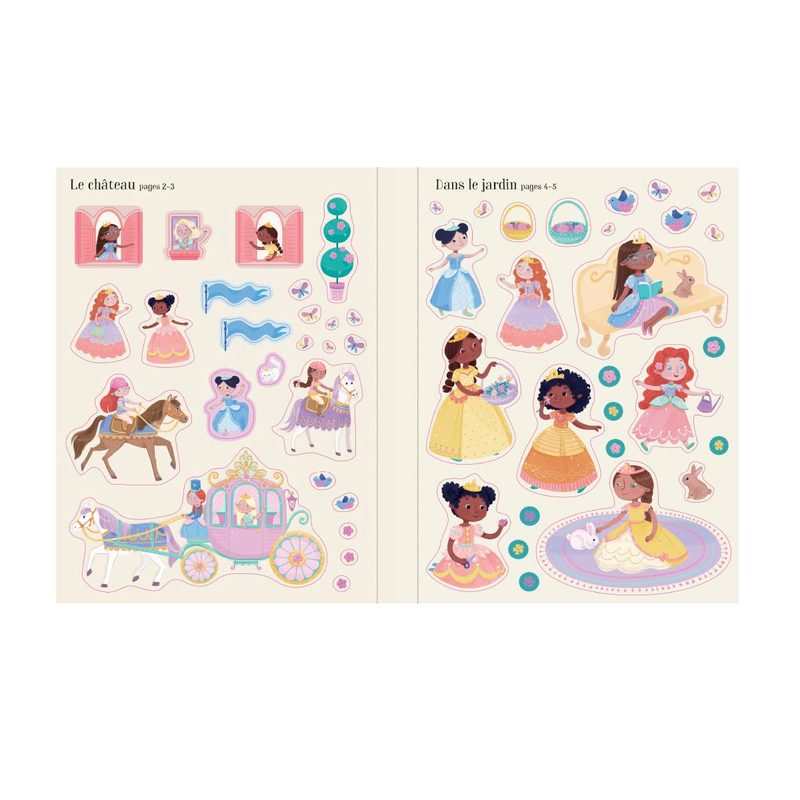 Livre Les princesses, premiers autocollants - Usborne