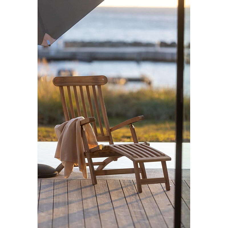 Home Dekkstol m/fothviler, teak