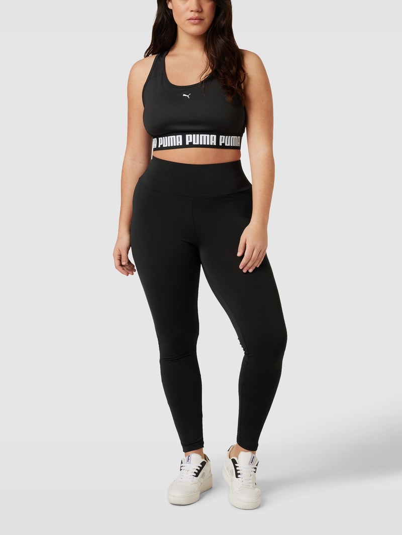 PLUS SIZE Sport-BH mit Racerback und U-Ausschnitt in schwarz
