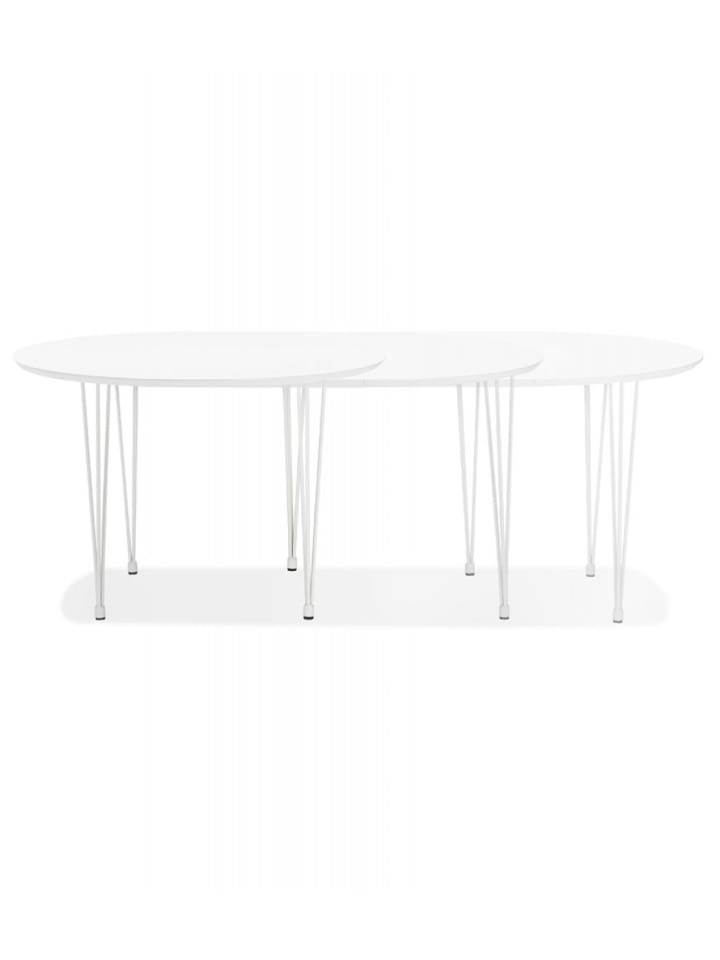KADIMA DESIGN Esstisch Ausziehbar Holz Metall | Esszimmertisch Weiß Modern günstig kaufen onesize