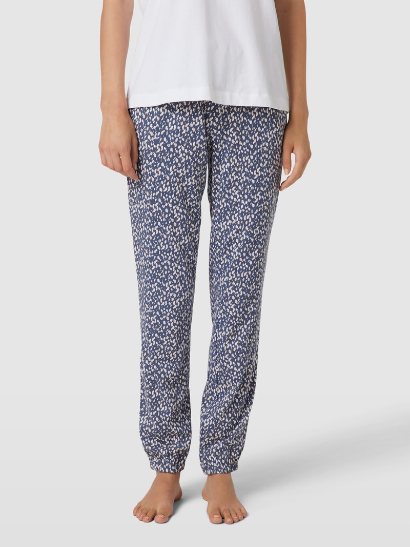Pyjama-Hose mit elastischem Bund Modell 'Dreams' in blau