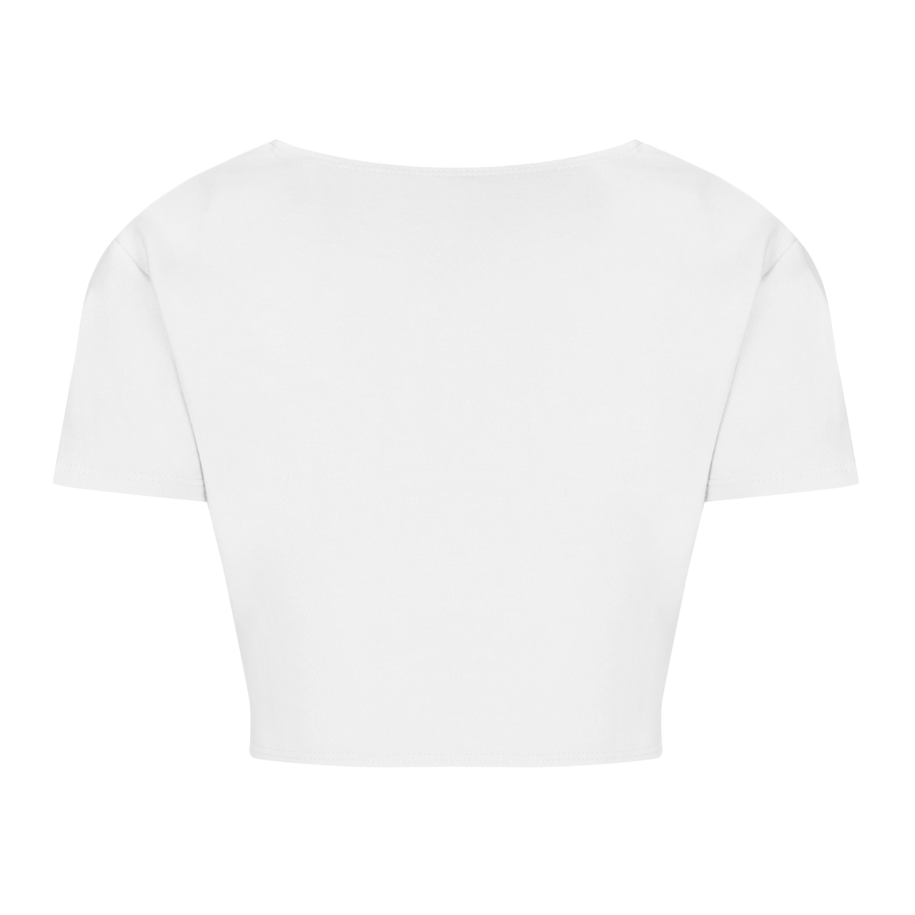tanzmuster Crop-Top Kurzarm Ballett Top Madita für Mädchen aus wunderbar weicher Baumwolle