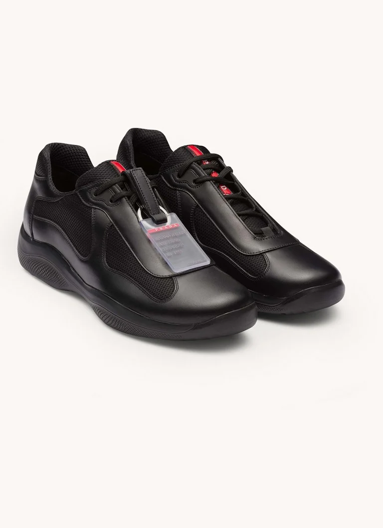 Αθλητικά παπούτσια Prada America's Cup Original με δερμάτινες λεπτομέρειες