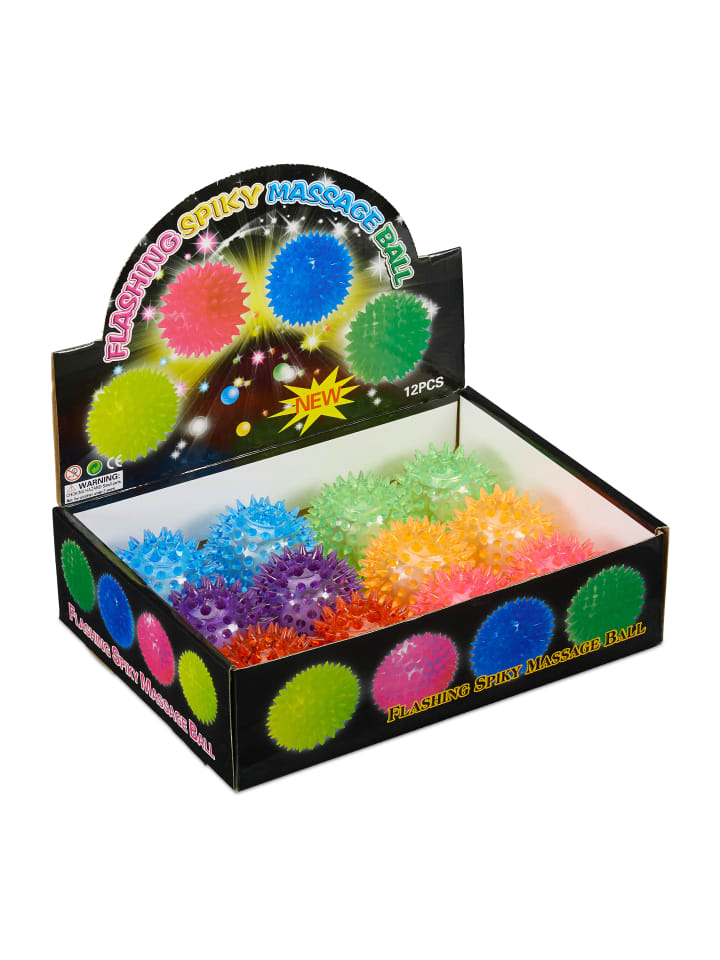 relaxdays 12x Igelball in Bunt günstig kaufen onesize