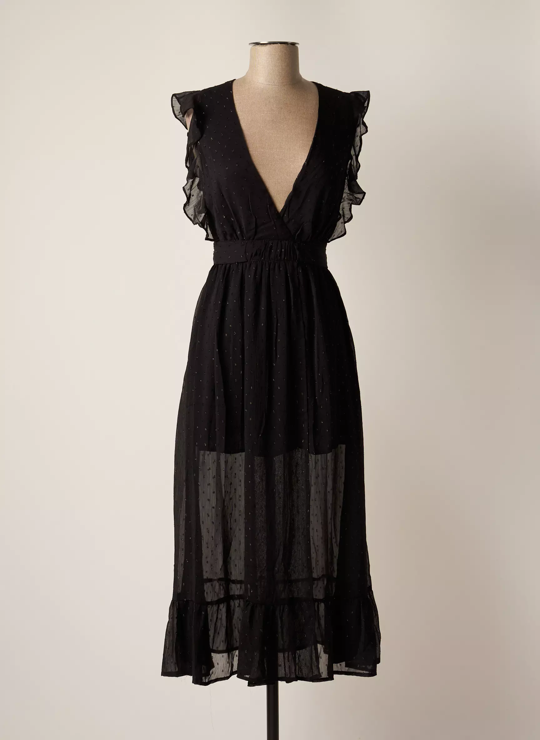 Calie Robes Longues Femme couleur noir