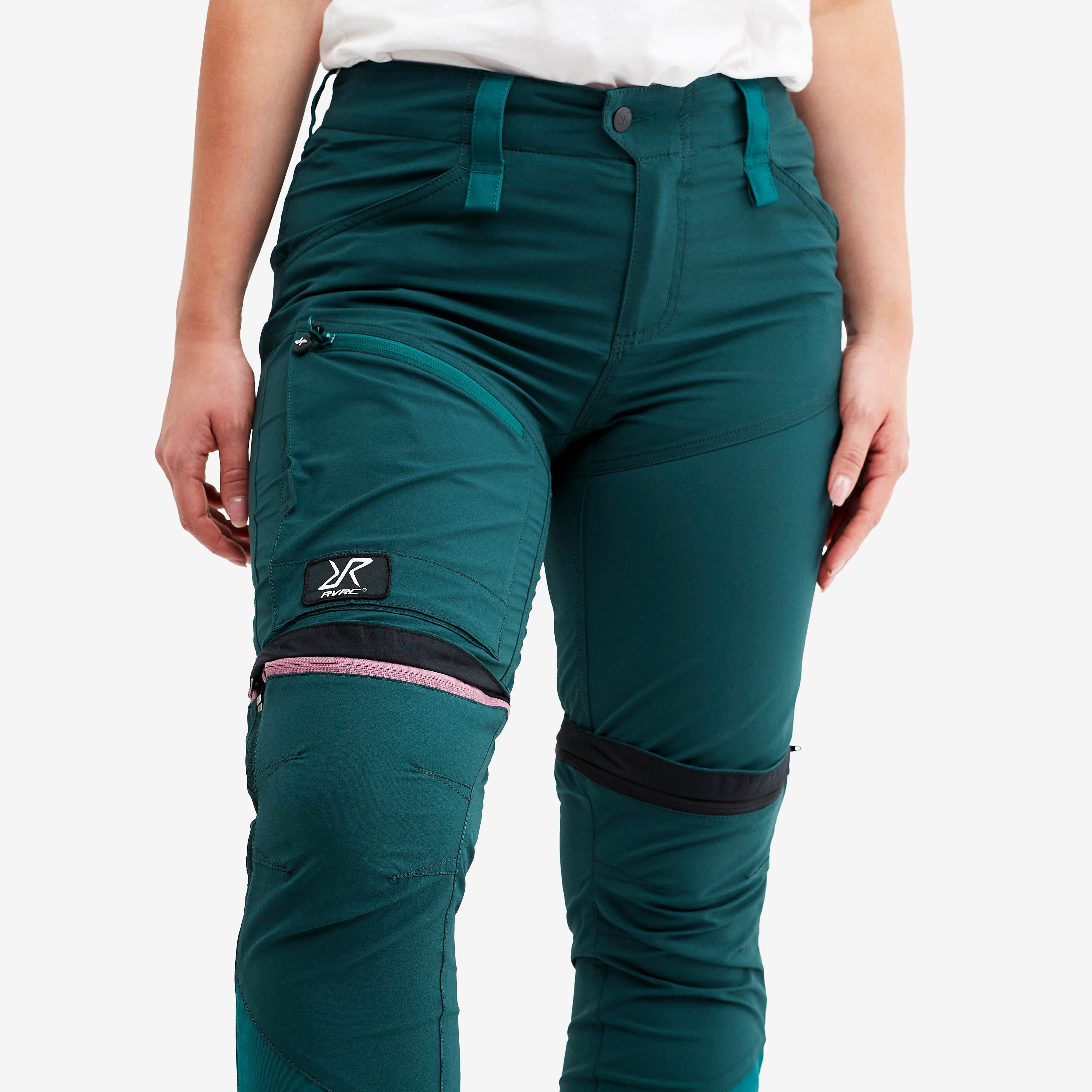 Silence T-zip Pants Femme Dark Teal