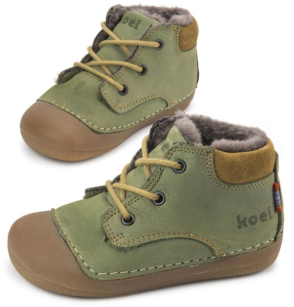 Koel baby ~ Ava Lauflerner Schnürschuh Winter ~ Olive