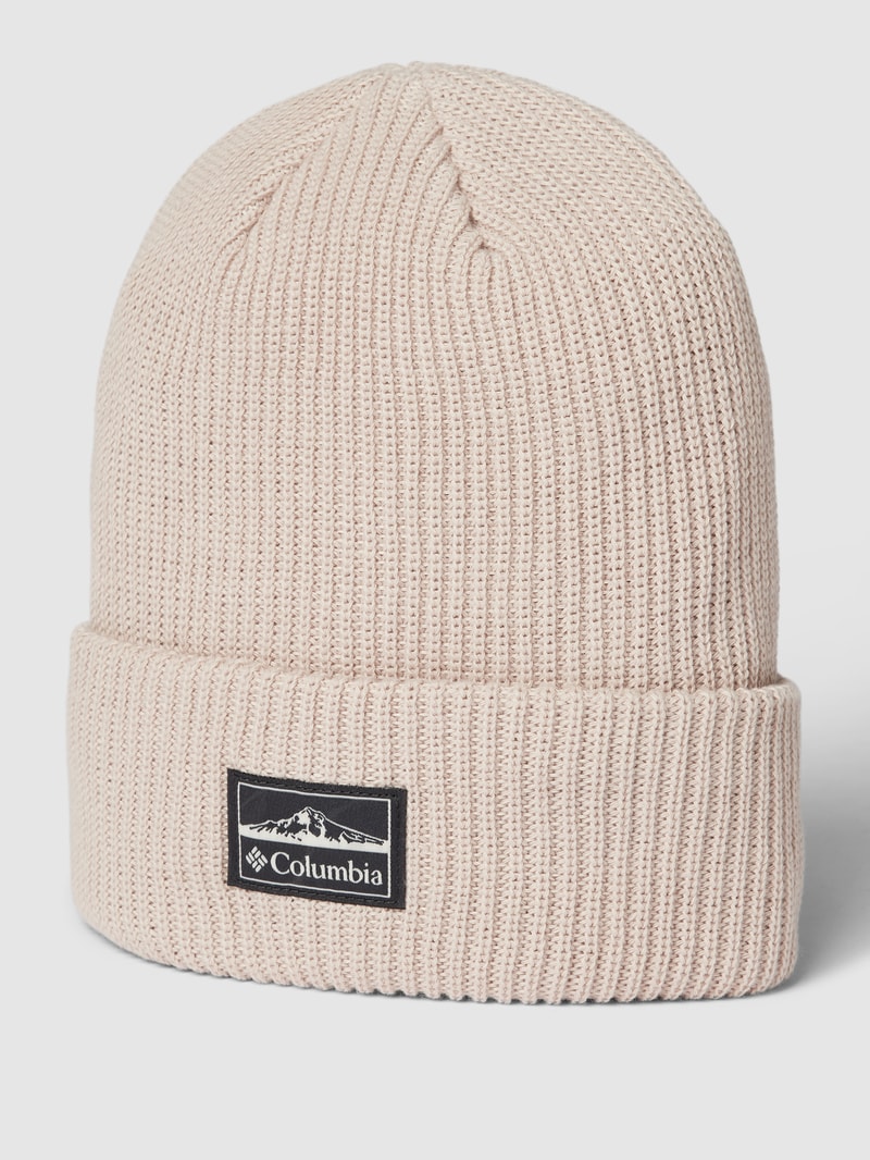 Beanie mit Label-Patch Modell 'LOST LAGER II' in beige