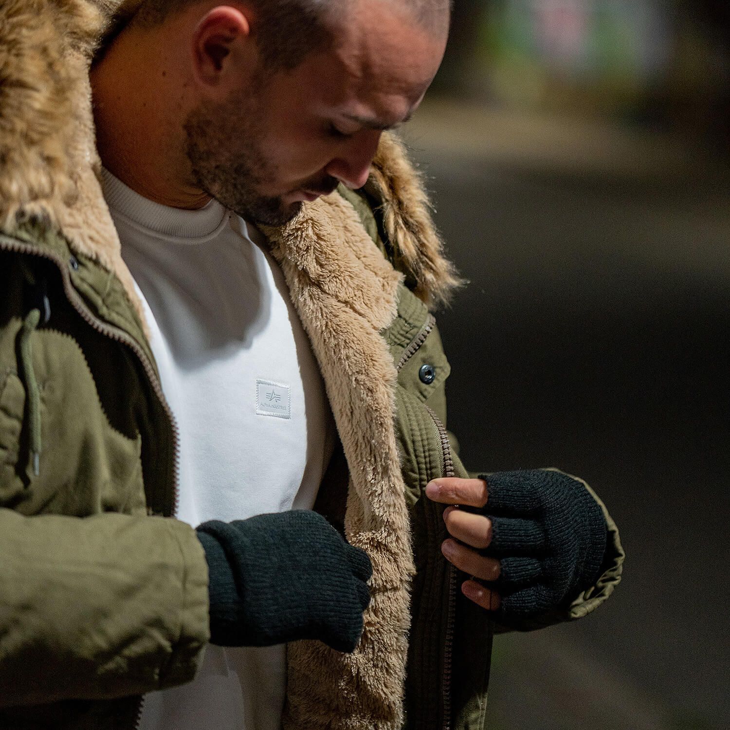 Fishtail Winterparka mit Futter