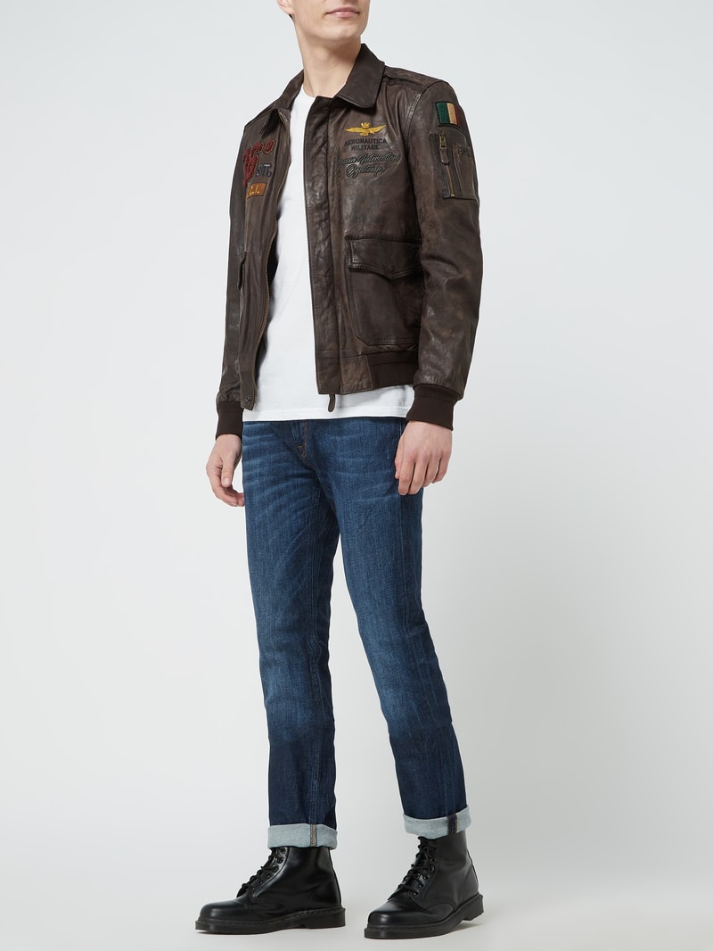 Slim Fit Jeans mit Stretch-Anteil Modell 'John' in jeans