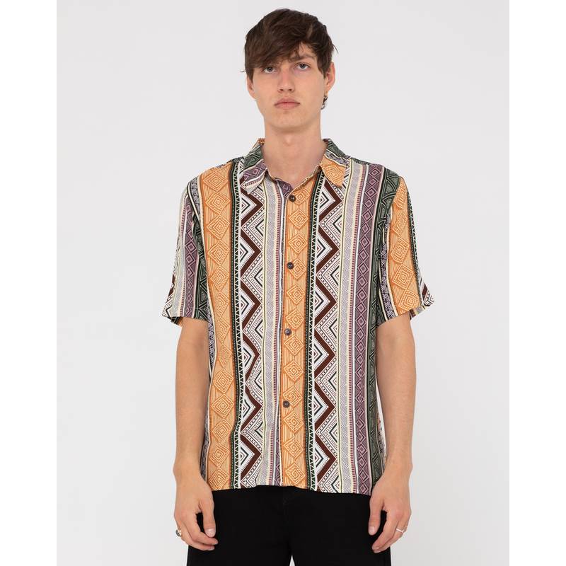 RUSTY INFESTATION SHORT SLEEVE SHIRT Kurzarmhemd Herren
