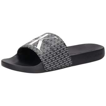 Calvin Klein Slide Aop in schwarz
