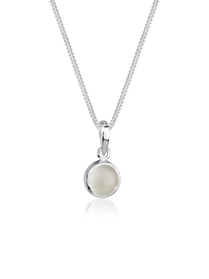 Elli Halskette 925 Sterling Silber in Weiß günstig kaufen 45 cm