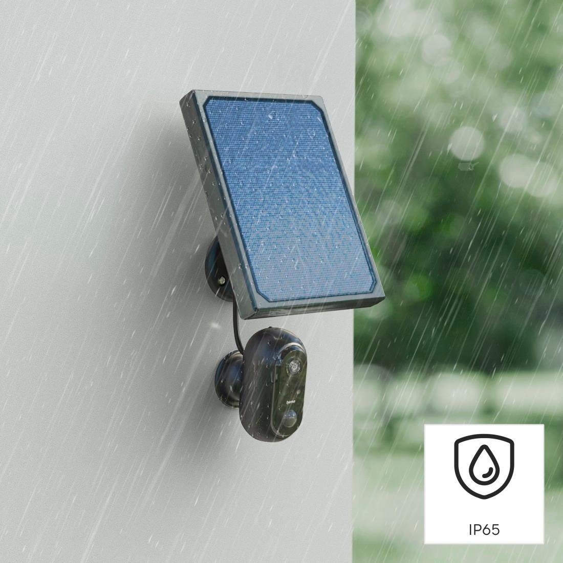 Hama WLAN Kamera Outdoor (App, Solar, Nachtsicht, Bewegungsmelder, Live) Smart Home Kamera (Außenbereich, Innenbereich)