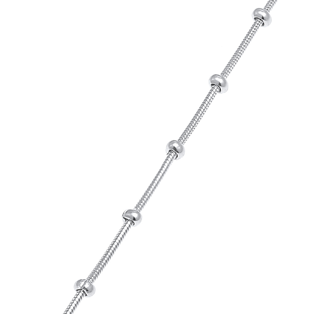 Elli Elli Bracelet Chaîne de serpent pour dames en filigrane ajustable en argent sterl Bracelet