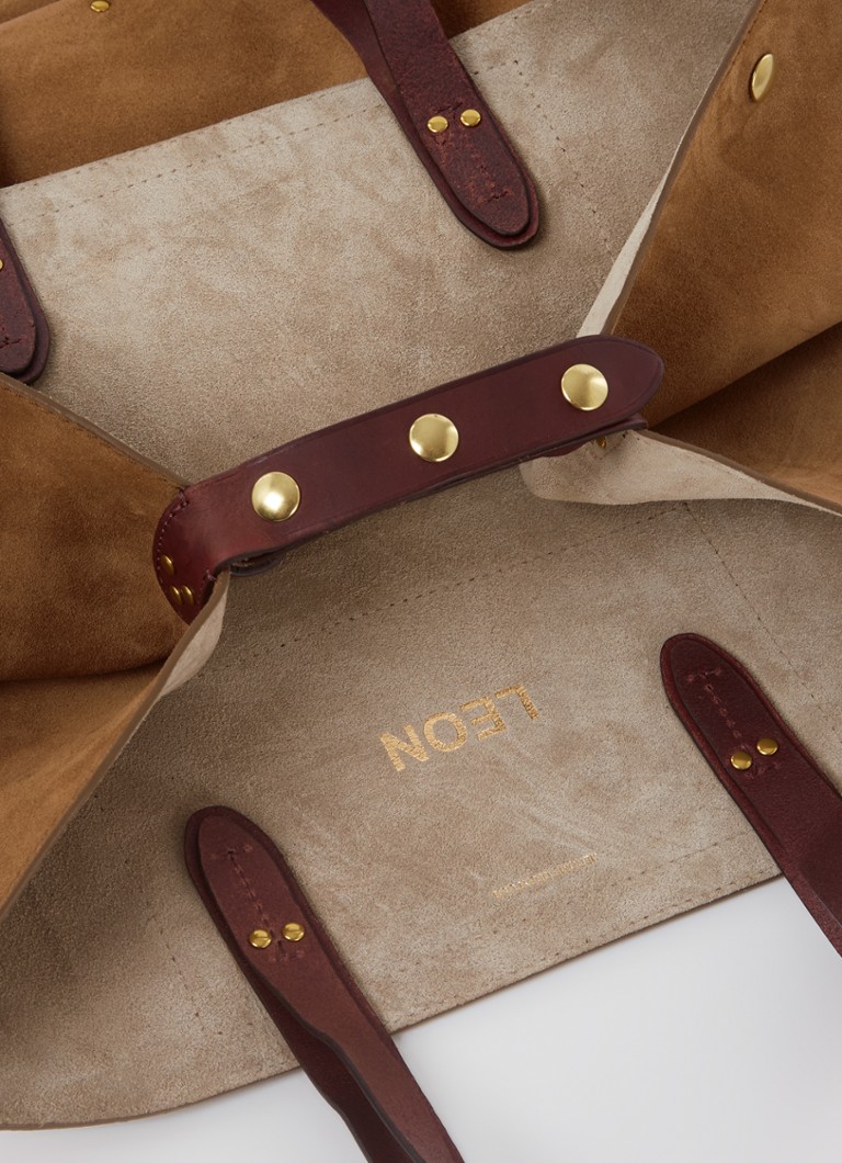 Jérôme Dreyfuss Leon L shoulder bag in calf suede with removable pouch