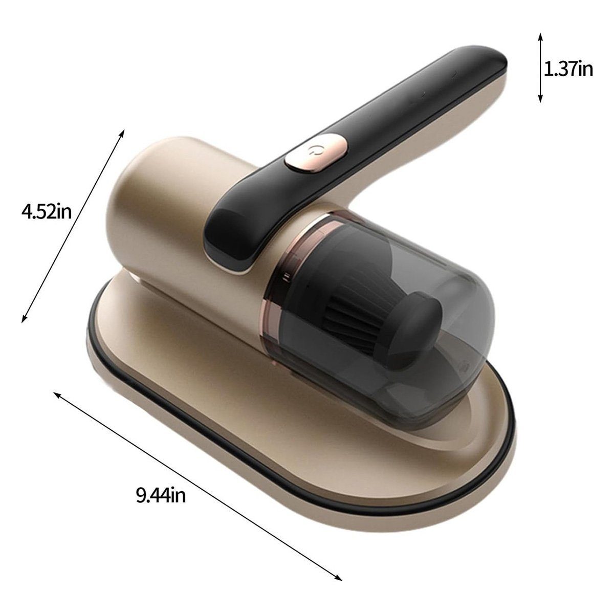 Matratzenschoner UV-Desinfektion & 12kpa Saugleistung – Matratzenstaubsauger Yoyaxi, Nennspannung: ≤36V Saugbreite: 15-20 cm Produktmaterial: ABS