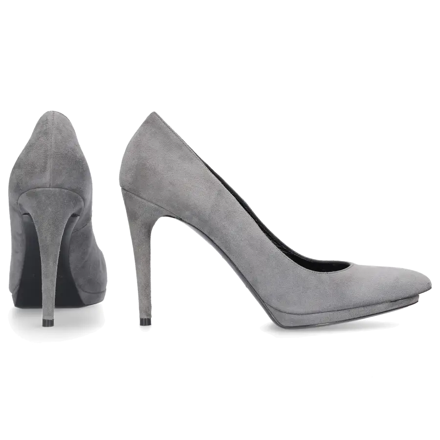 Balenciaga - Pumps Kalbsleder Veloursleder grau - grau