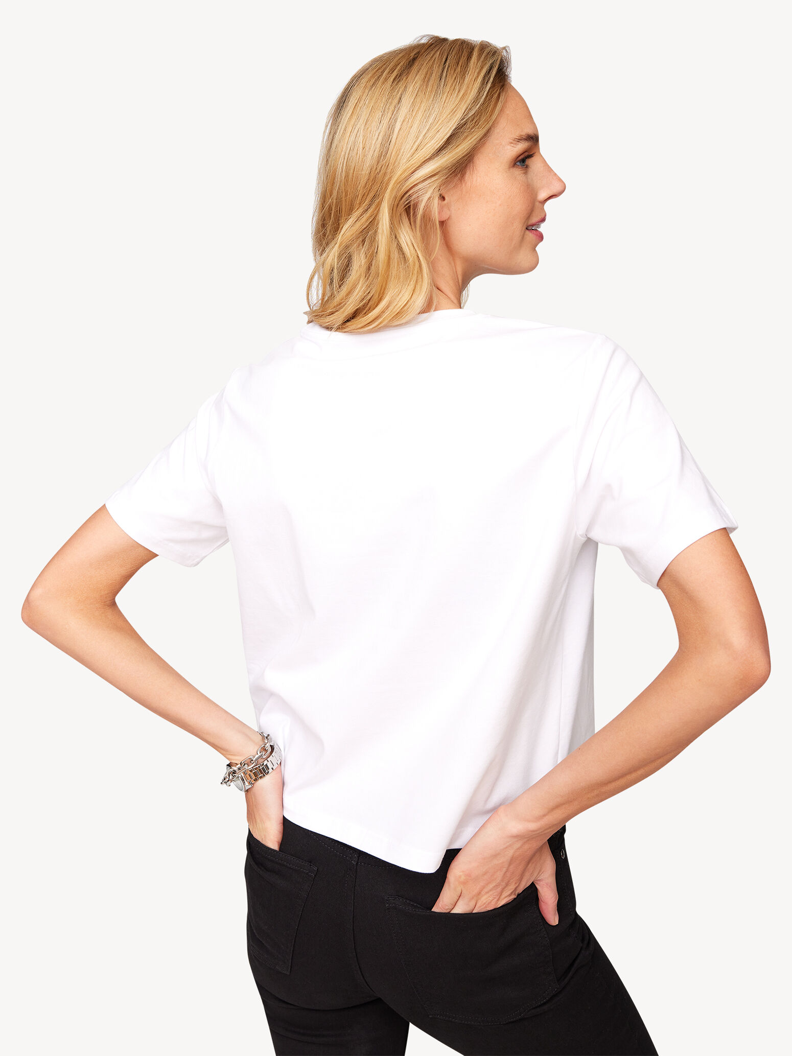 T-shirt oversize - blanc