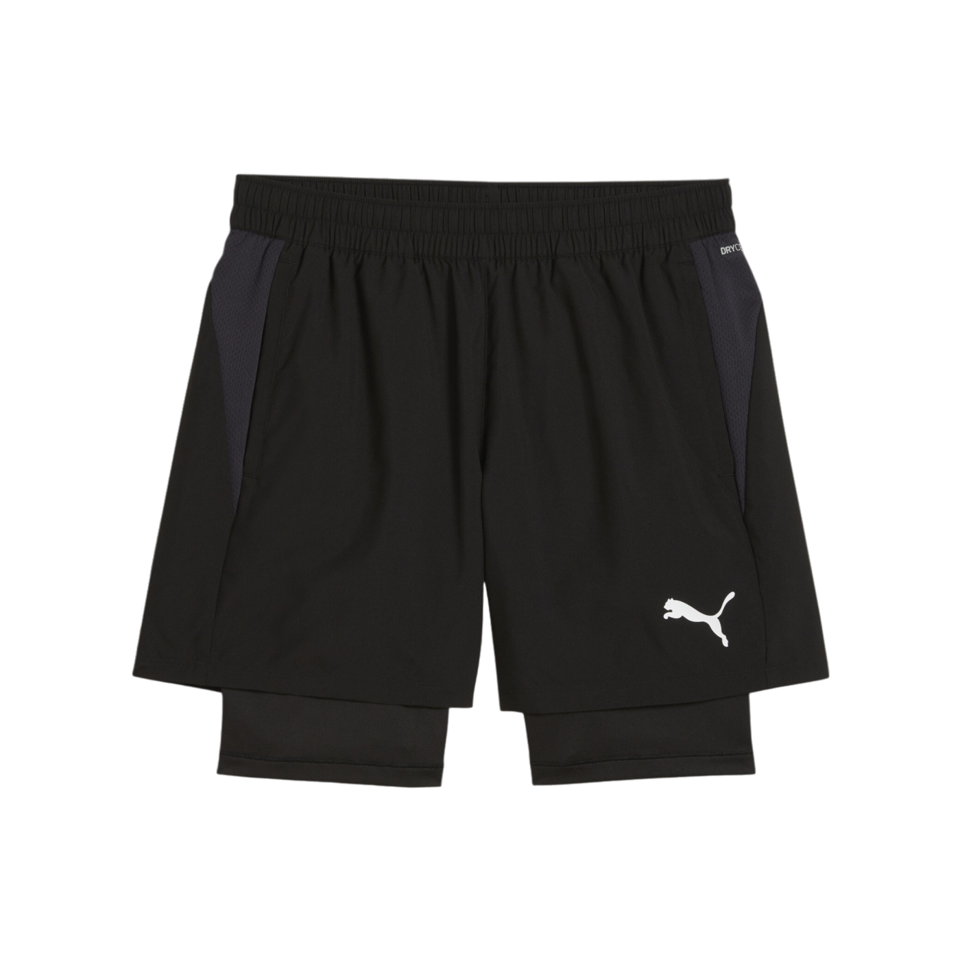 PUMA teamGOAL 2in1 Short Schwarz Weiss F03